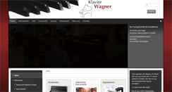 Desktop Screenshot of klavier-wagner.de