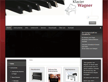Tablet Screenshot of klavier-wagner.de